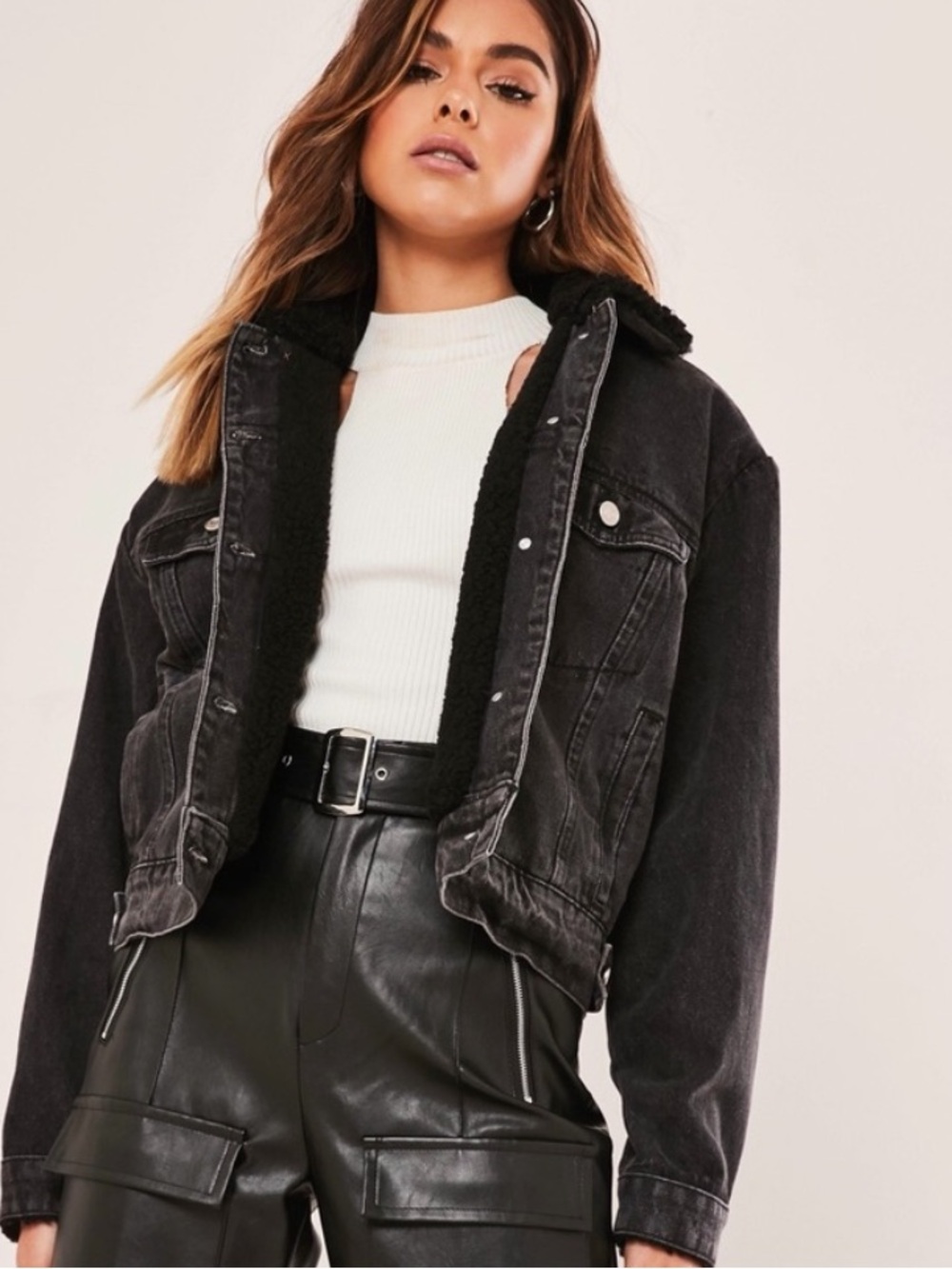 Missguided Sherpa jacket